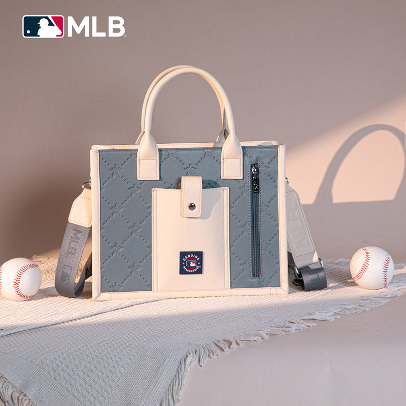 MLB Houston Astros Leather Stitched Crossbody Bag-Jean