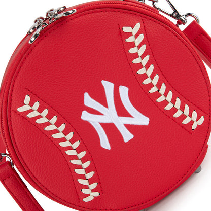 MLB Los Angeles Dodgers Leather Circle Crossbody Bag