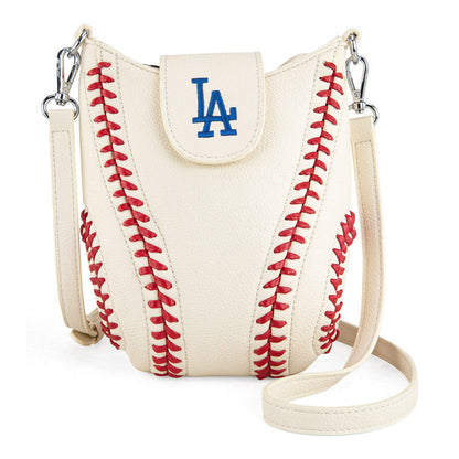 MLB Los Angeles Dodgers Leather Crossbody Bag