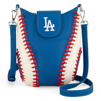 MLB Los Angeles Dodgers Leather Crossbody Bag