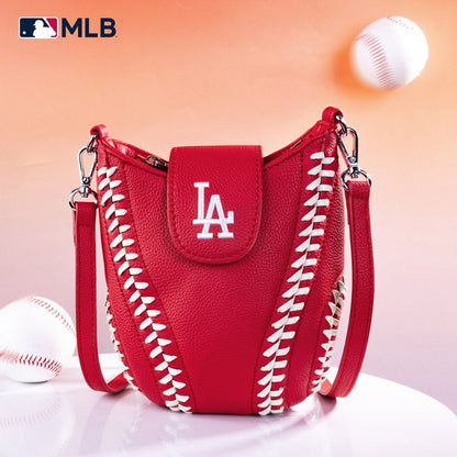 MLB Los Angeles Dodgers Leather Crossbody Bag