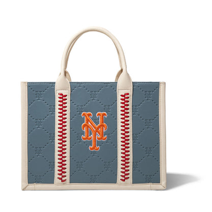 MLB New York Mets Leather Stitched Crossbody Bag-Jean