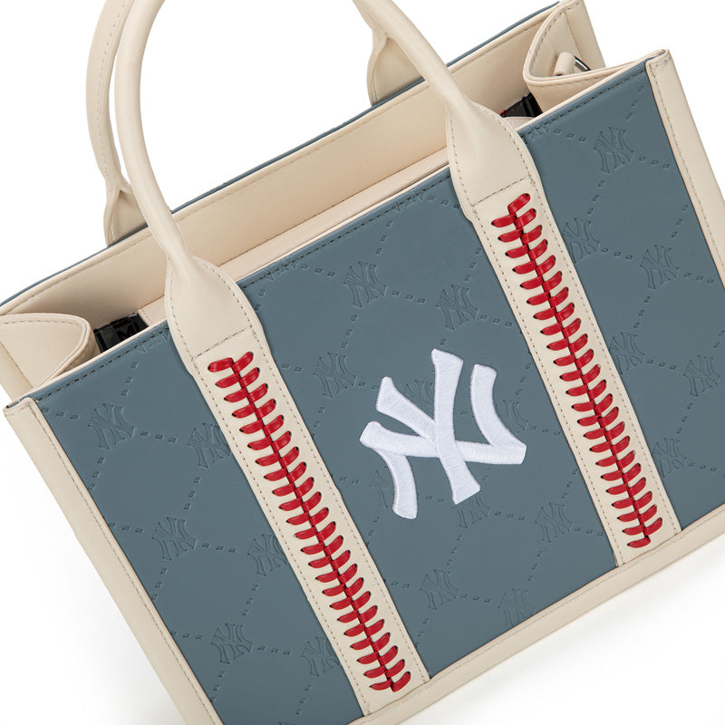 MLB New York Yankees Leather Stitched Crossbody Bag-Jean