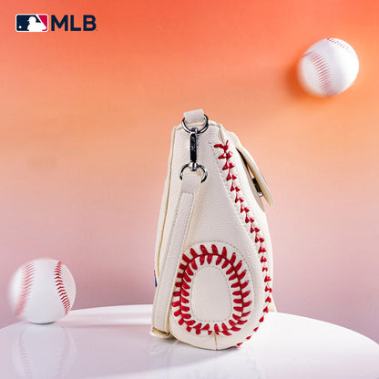 MLB New York Yankees Leather Crossbody Bag