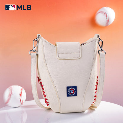 MLB New York Yankees Leather Crossbody Bag