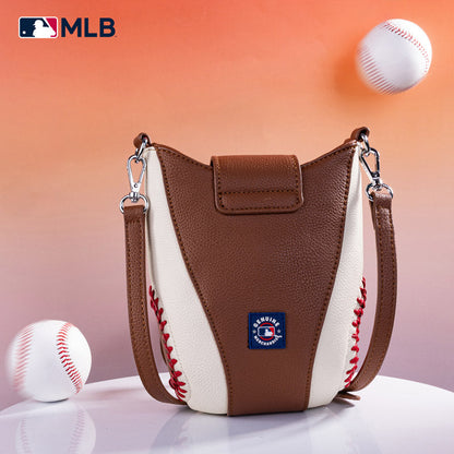 MLB New York Yankees Leather Crossbody Bag