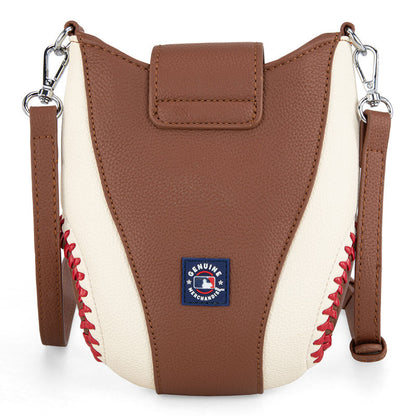 MLB New York Yankees Leather Crossbody Bag