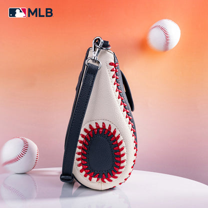 MLB New York Yankees Leather Crossbody Bag