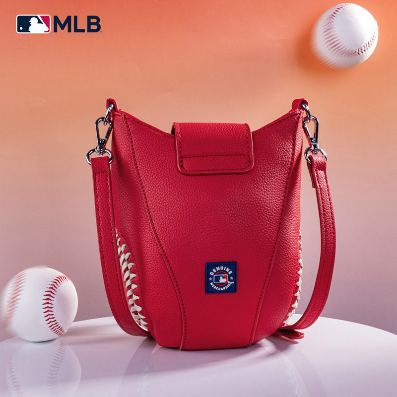 MLB New York Yankees Leather Crossbody Bag