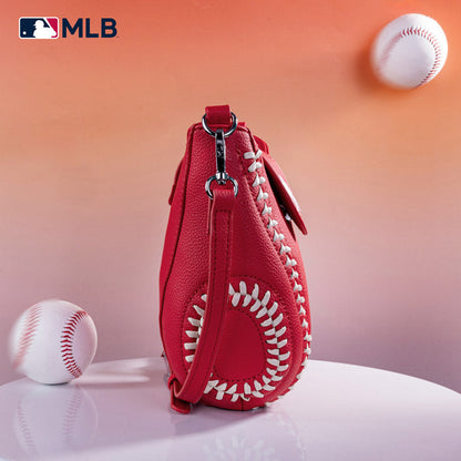 MLB New York Yankees Leather Crossbody Bag