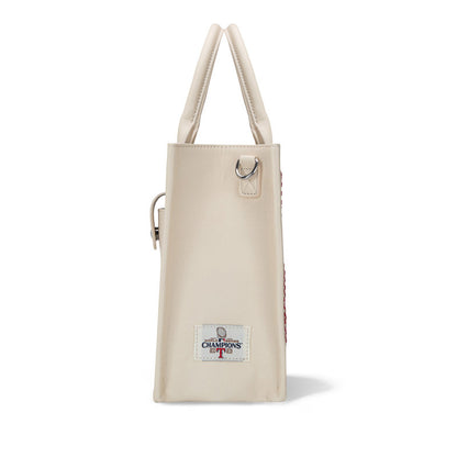 MLB Texas Rangers Leather Stitched Crossbody Bag-Jean