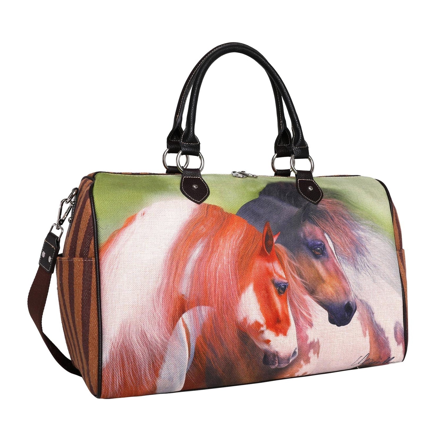 Montana West Horse Canvas Weekender Bag