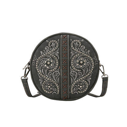 Montana West Floral Embroidered Collection Circle Bag/Crossbody