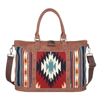 Montana West Aztec Tapestry Collection Weekender Bag