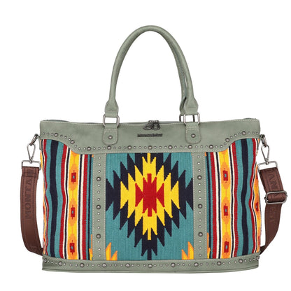 Montana West Aztec Tapestry Collection Weekender Bag