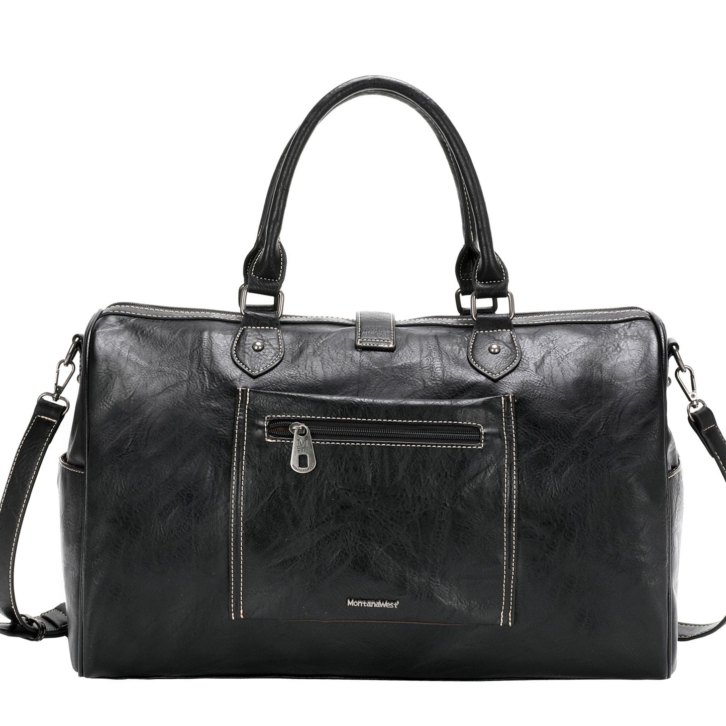 Montana West Buckle Collection Weekender Bag