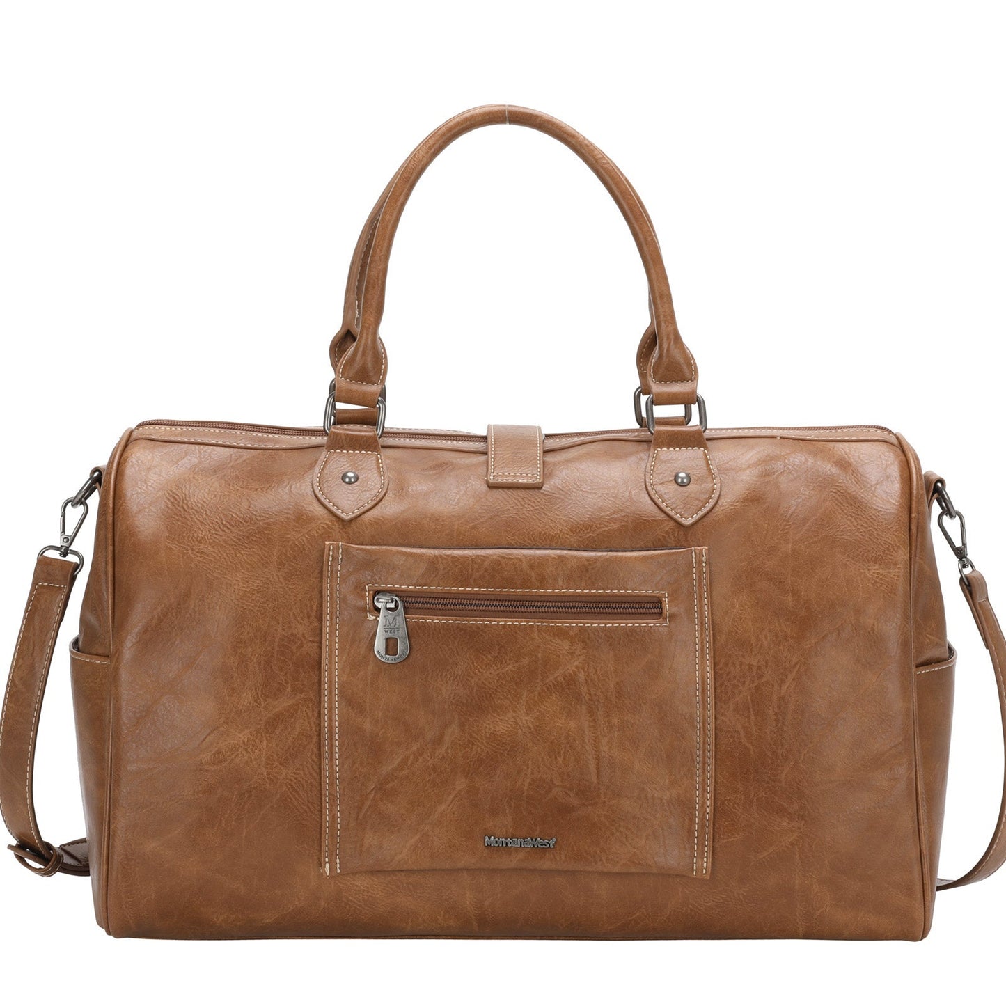 Montana West Buckle Collection Weekender Bag