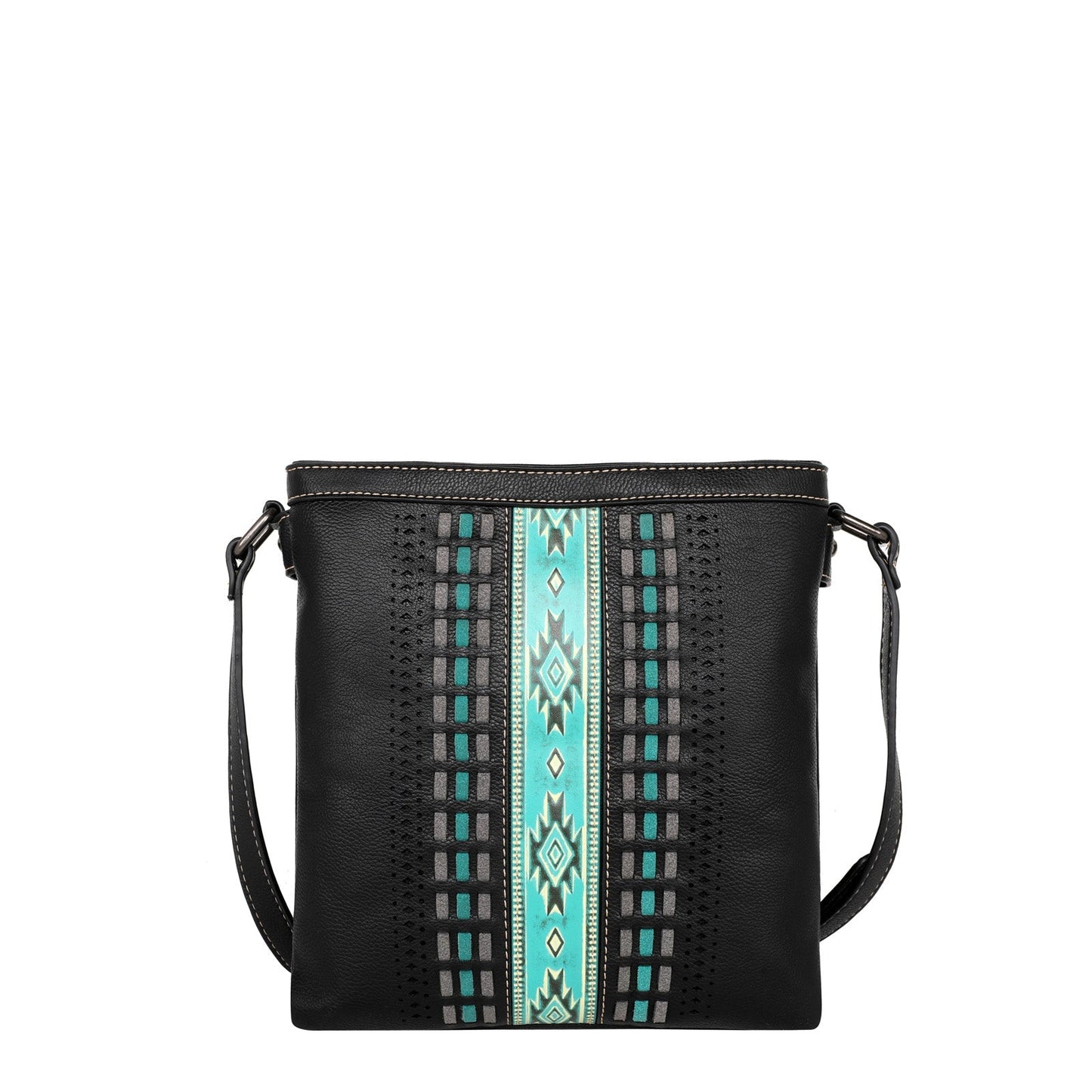 Montana West Aztec Embossed  Collection Crossbody Bag