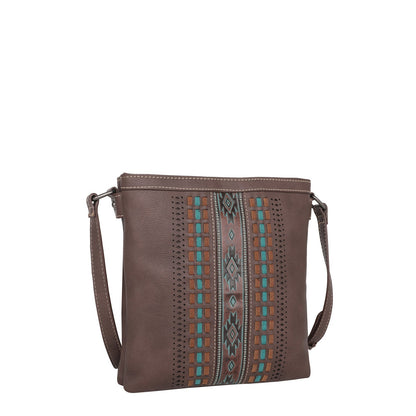 Montana West Aztec Embossed  Collection Crossbody Bag