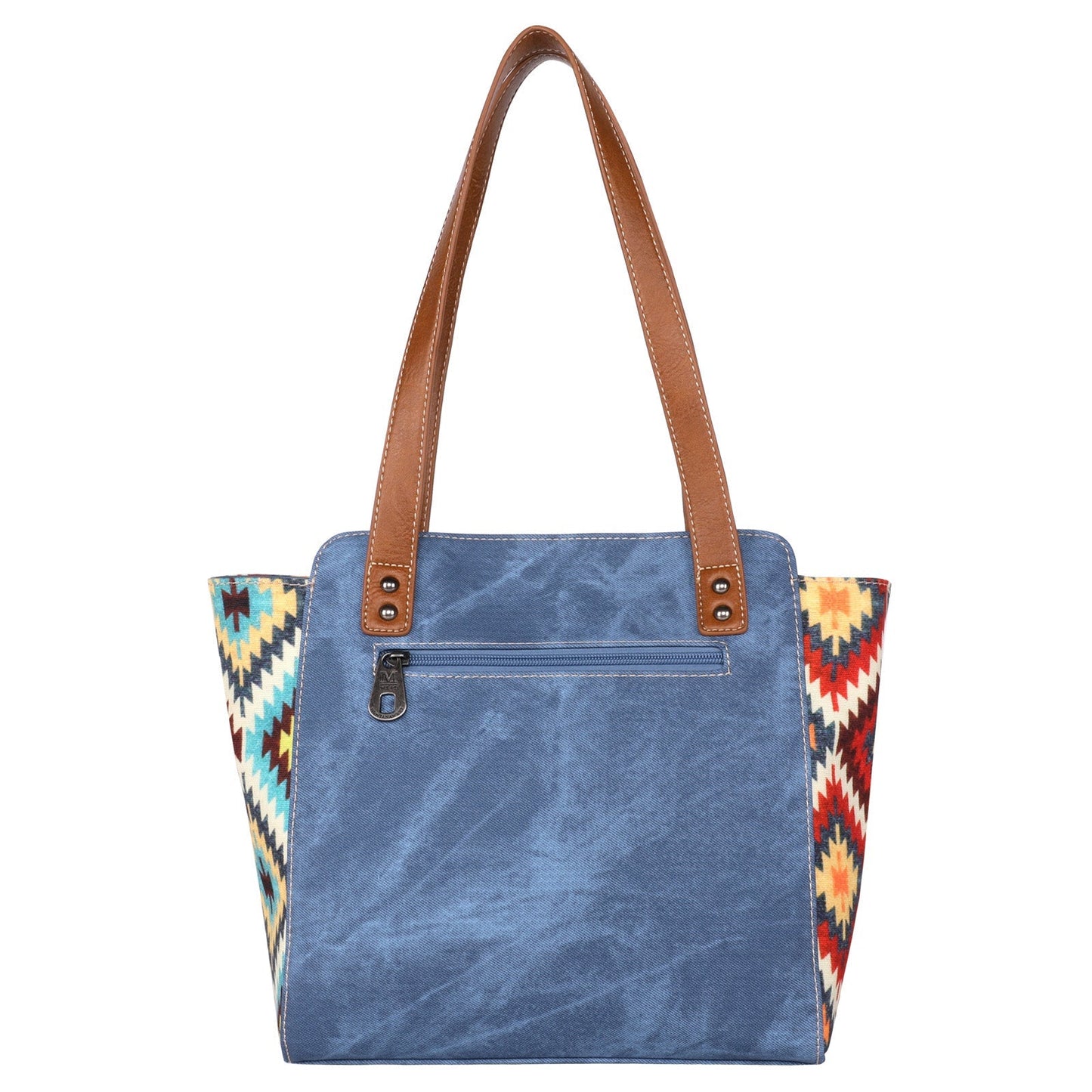 Montana West Aztec Jean Denim Collection Tote