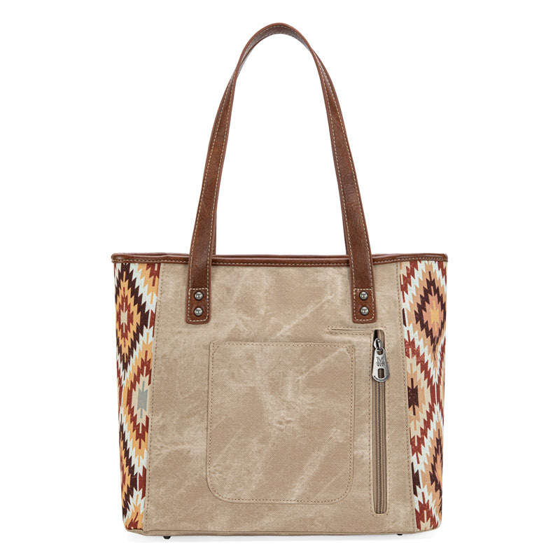 Montana West Aztec Jean Denim Collection Concealed Carry Tote