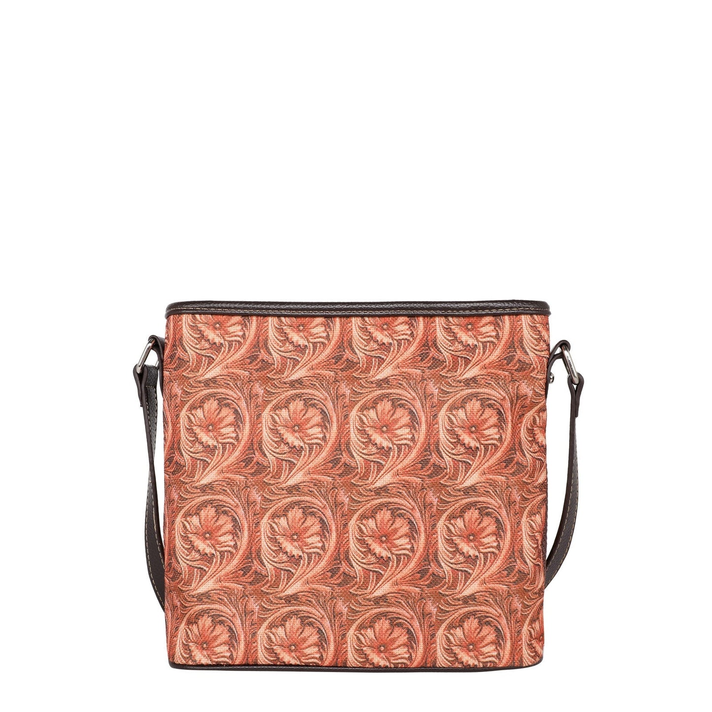 Montana West Floral Print Canvas Crossbody