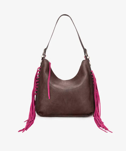 Montana West Fringe Hobo Bag