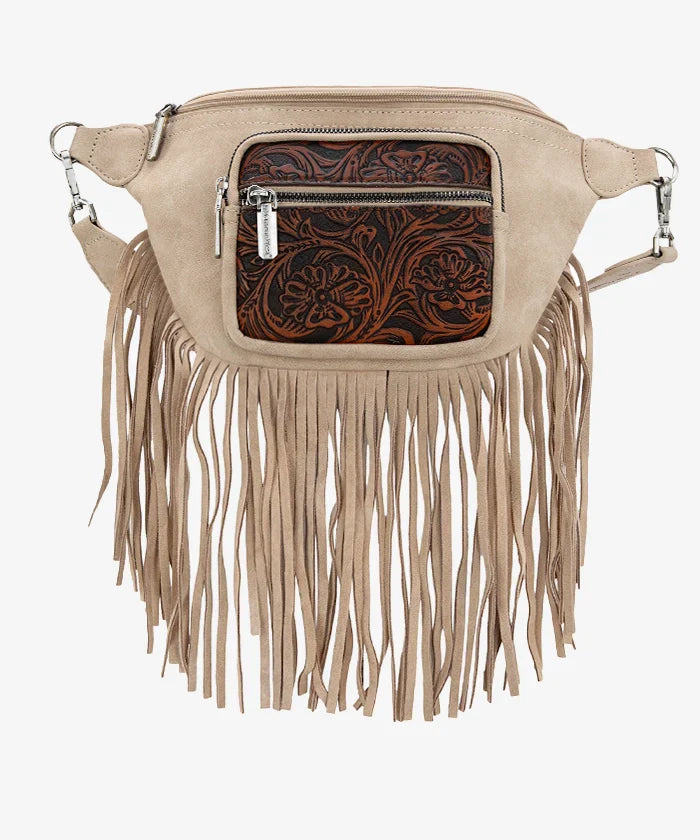 Montana West Fringe Belt Bag