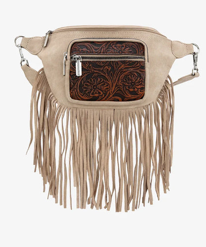 Montana West Fringe Belt Bag