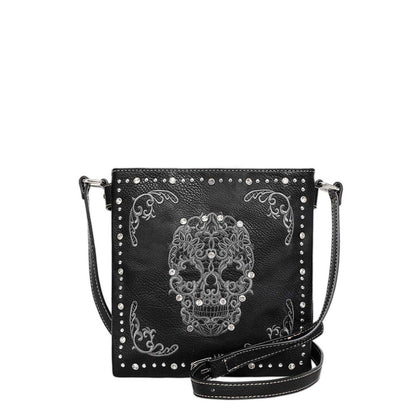 Sugar Skull Concealed Carry Crossbody Bag