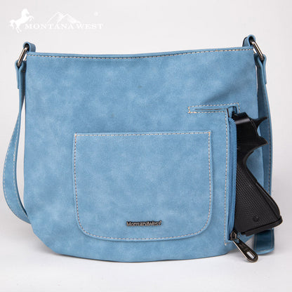 Montana West Concho Collection Concealed Carry Crossbody Bag