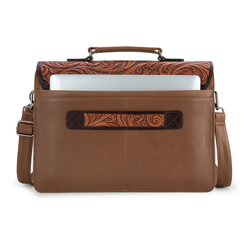 Wrangler Genuine Leather Messenger Bag