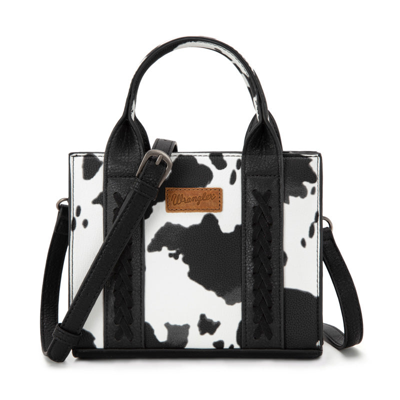 Wrangler Cow Print Concealed Mini Tote Bag