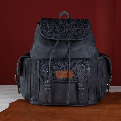 Wrangler Floral Tooled Vintage Backpack