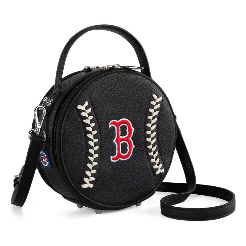 MLB Boston Red Sox Leather Circle Crossbody Bag