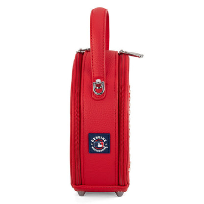 MLB Boston Red Sox Leather Circle Crossbody Bag