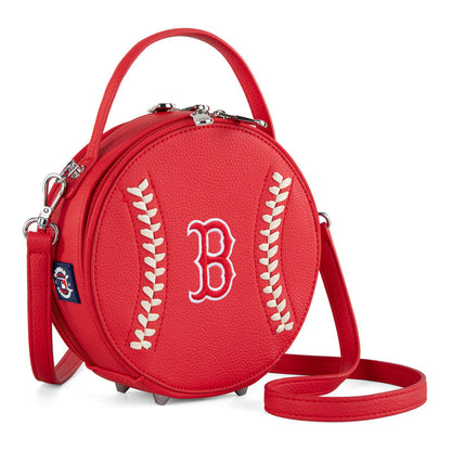 MLB Boston Red Sox Leather Circle Crossbody Bag