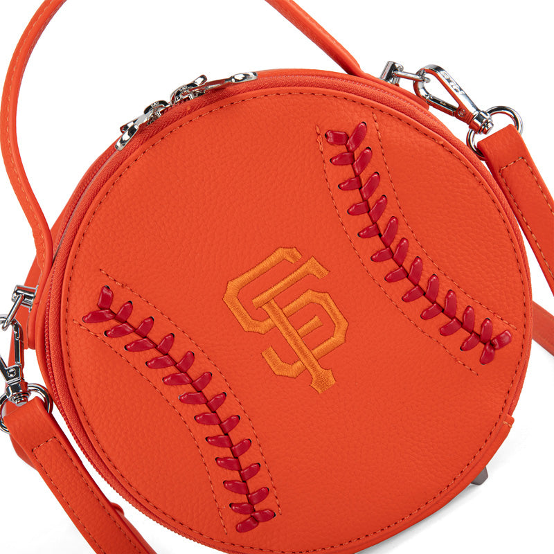 MLB San Francisco Giants Leather Circle Crossbody Bag