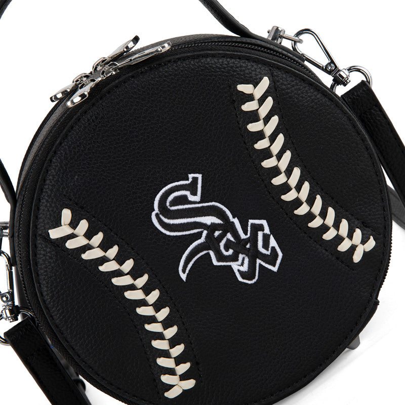 MLB Chicago White Sox Leather Circle Crossbody Bag