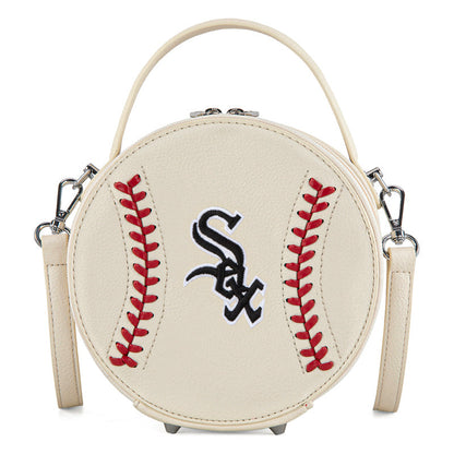 MLB Chicago White Sox Leather Circle Crossbody Bag