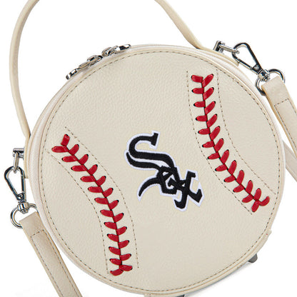 MLB Chicago White Sox Leather Circle Crossbody Bag