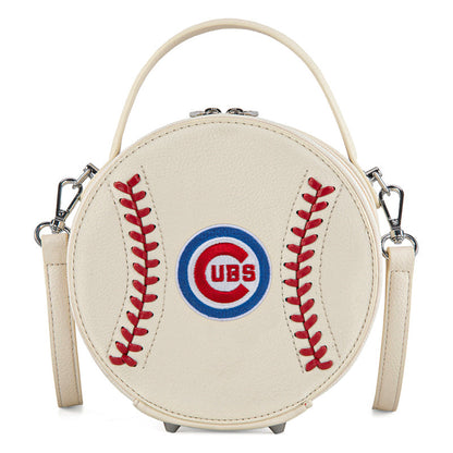 MLB Chicago Cubs Leather Circle Crossbody Bag