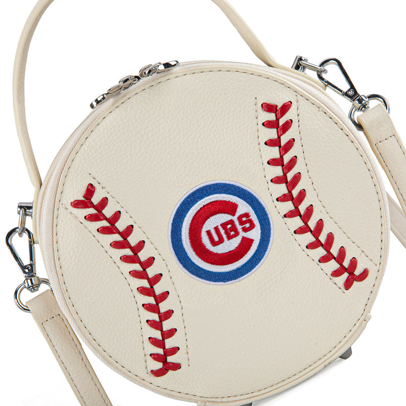 MLB Chicago Cubs Leather Circle Crossbody Bag