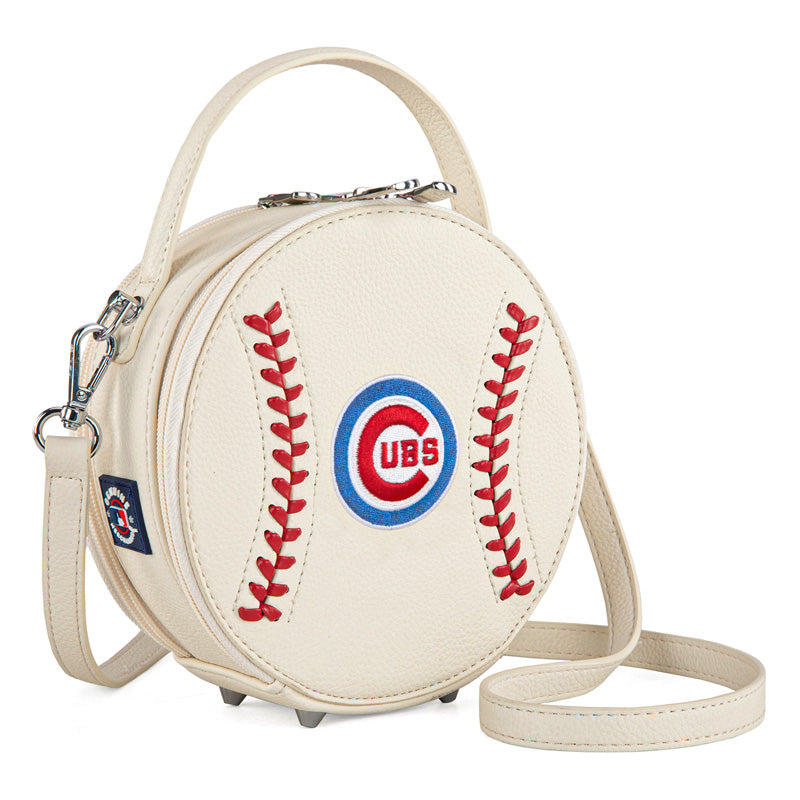 MLB Chicago Cubs Leather Circle Crossbody Bag