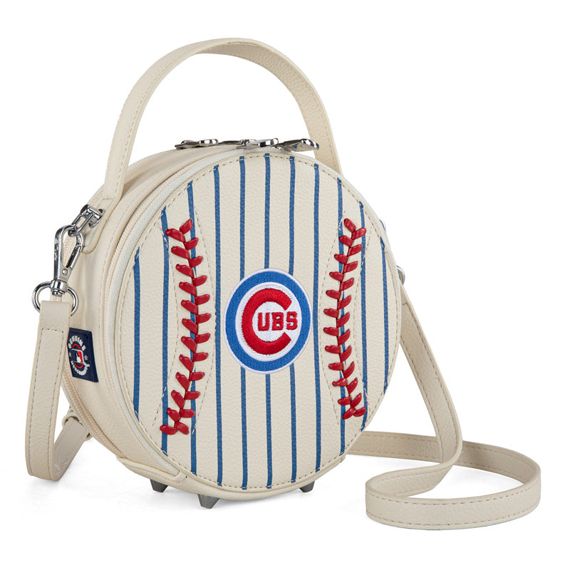 MLB Chicago Cubs Leather Circle Crossbody Bag