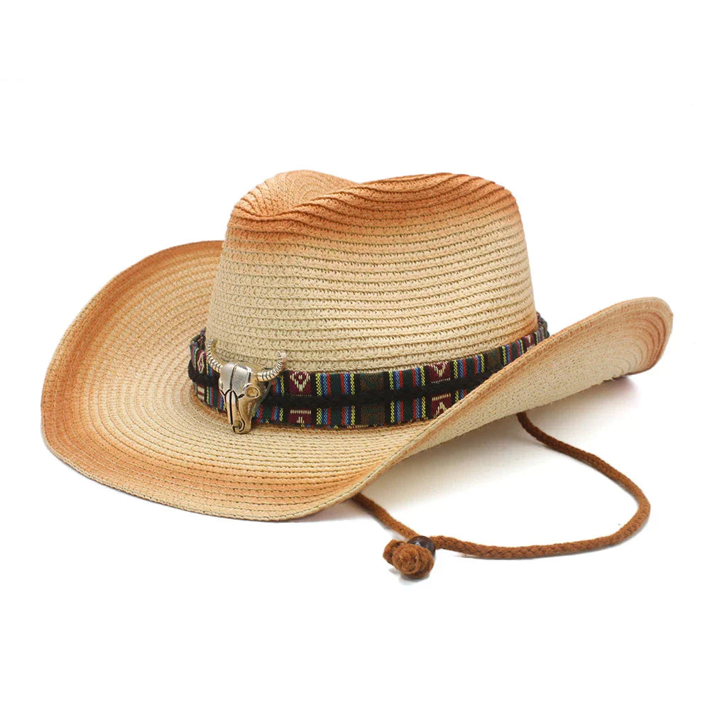 Country Charm Straw Cowboy Hat