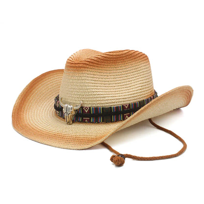 Country Charm Straw Cowboy Hat