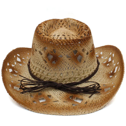 Adventure-Ready Straw Cowboy Hat