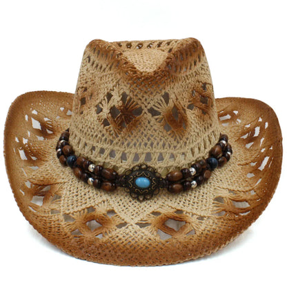 Adventure-Ready Straw Cowboy Hat