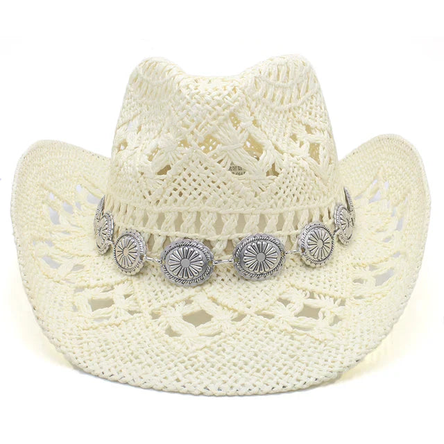 Sun-Ready Durable Straw Cowboy Hat